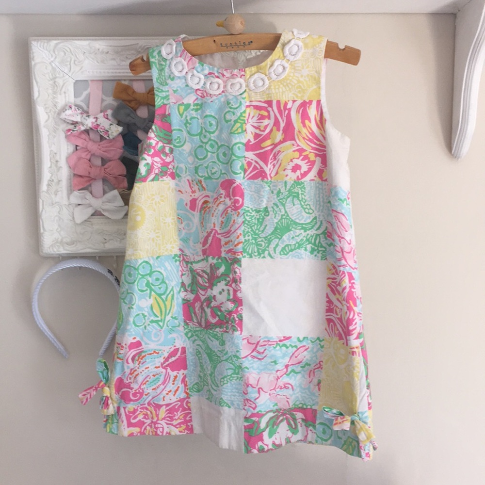 Lilly Pulitzer Dress with Embroidered Neckline